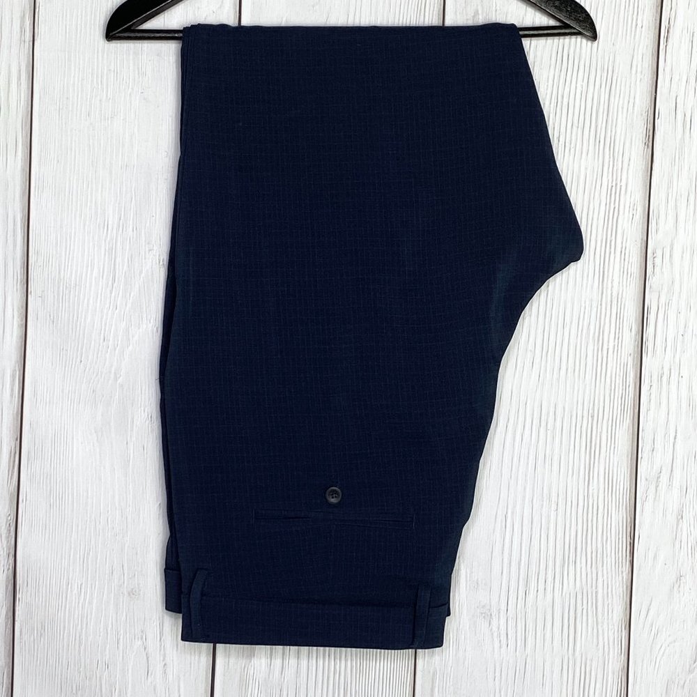 Perry Ellis Portfolio Mens Navy Blue Pant
